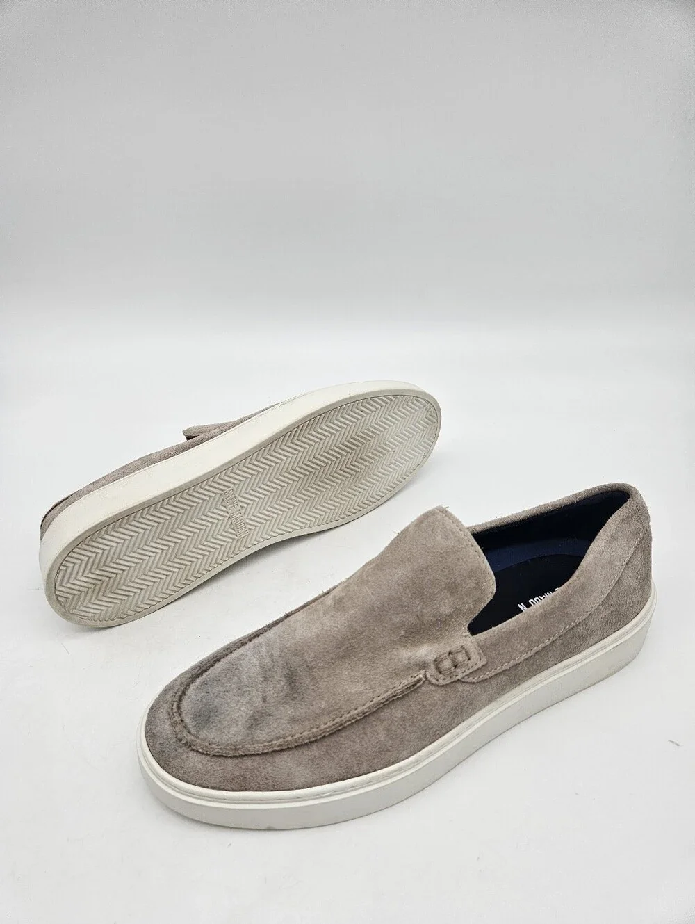 STEVE MADDEN GATLIN SLIP ON LOAFER TAN MENS SZ 9.5